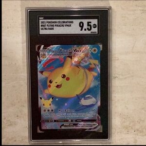 Flying Pikachu Vmax 2021 Pokemon Celebrations 007/025 SGC 9.5 #7 Sword & Shield